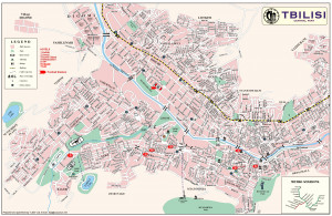 Tbilisi-Tourist-Map